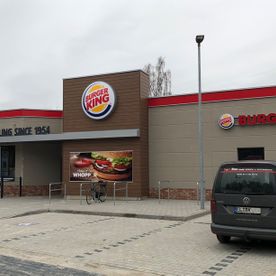 Ausführung der Estricharbeiten im neuen Burger King in Meppen